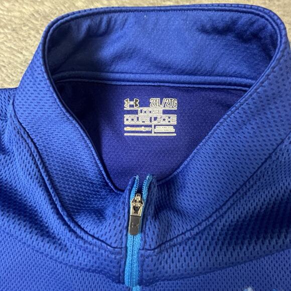 Under Armour Pullover Mens XXL Royal Loose Fit Thermal Comfort Style - Picture 2 of 11